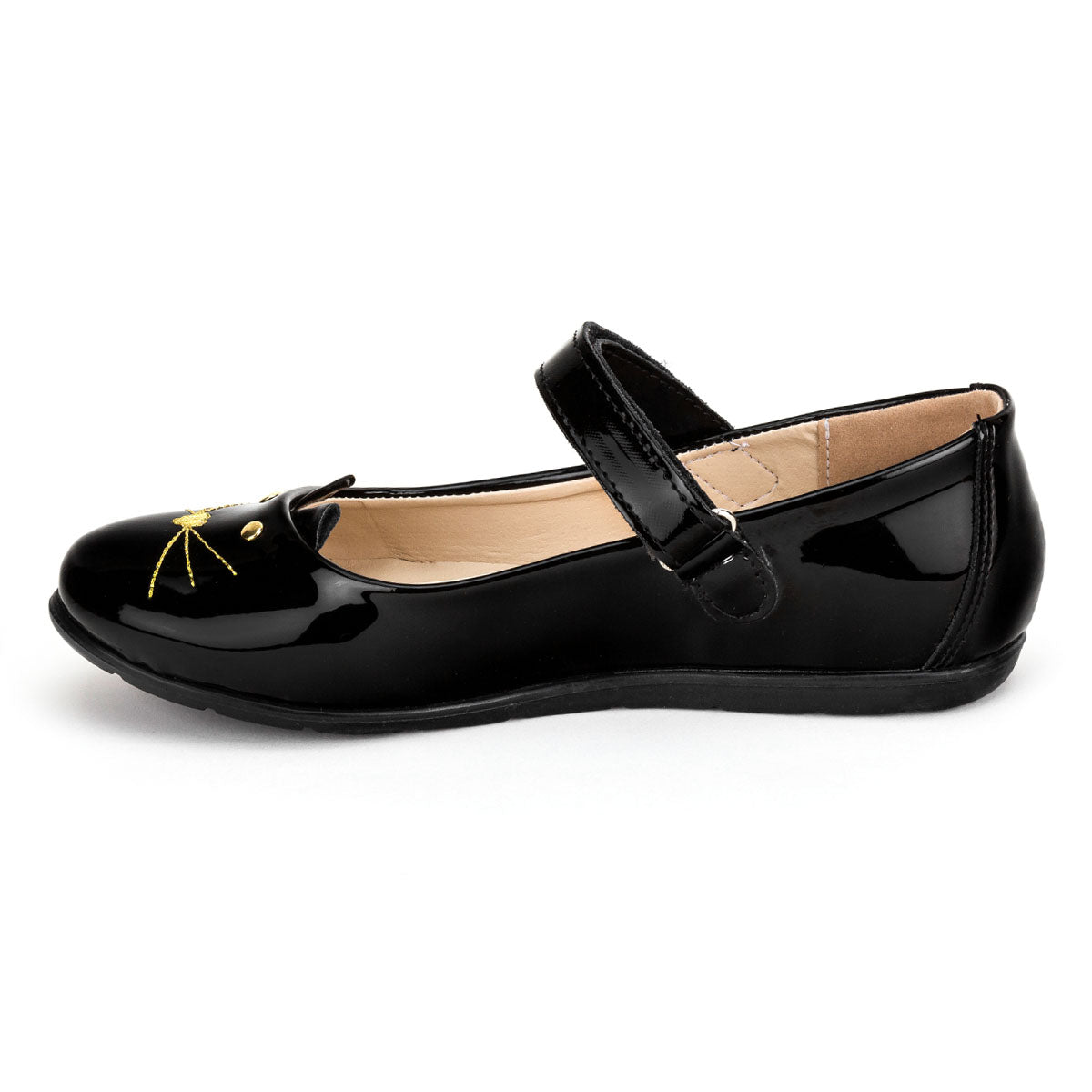 Zapato Moda Gatito Velcro Niña Nick&Wick 00737 Nick&Wick Escolar Nick&Wick Calzado con Estilo en México