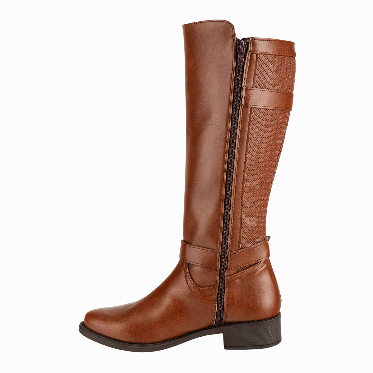 Bota Alta Hebilla Para Mujer Fusión 07965