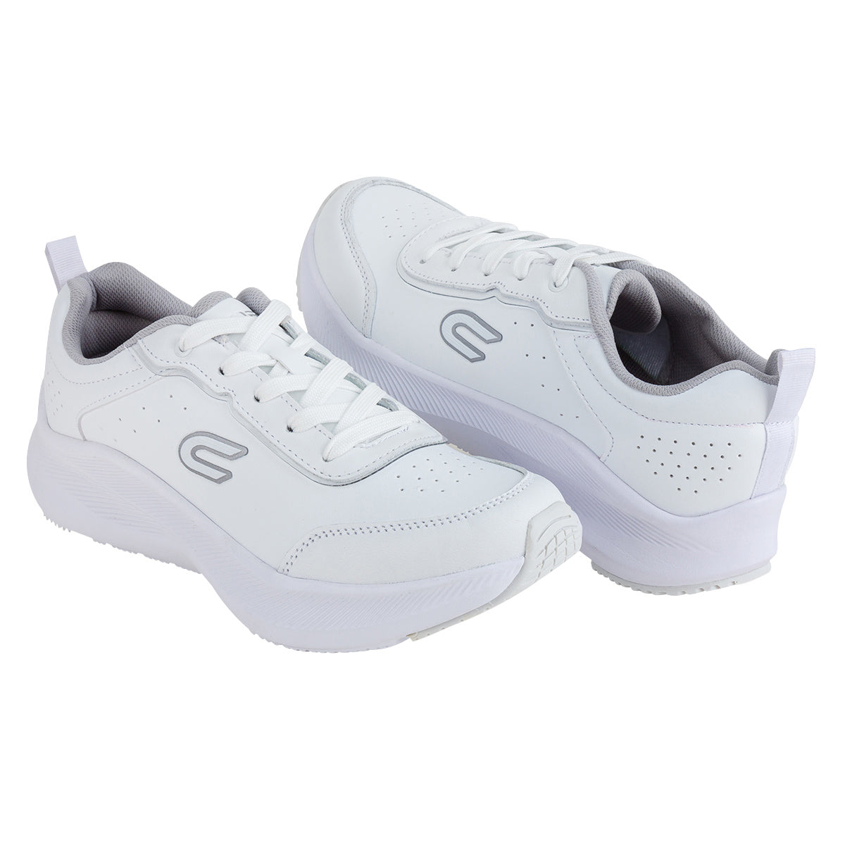 Tenis Deportivo Blanco Joven Court 04025