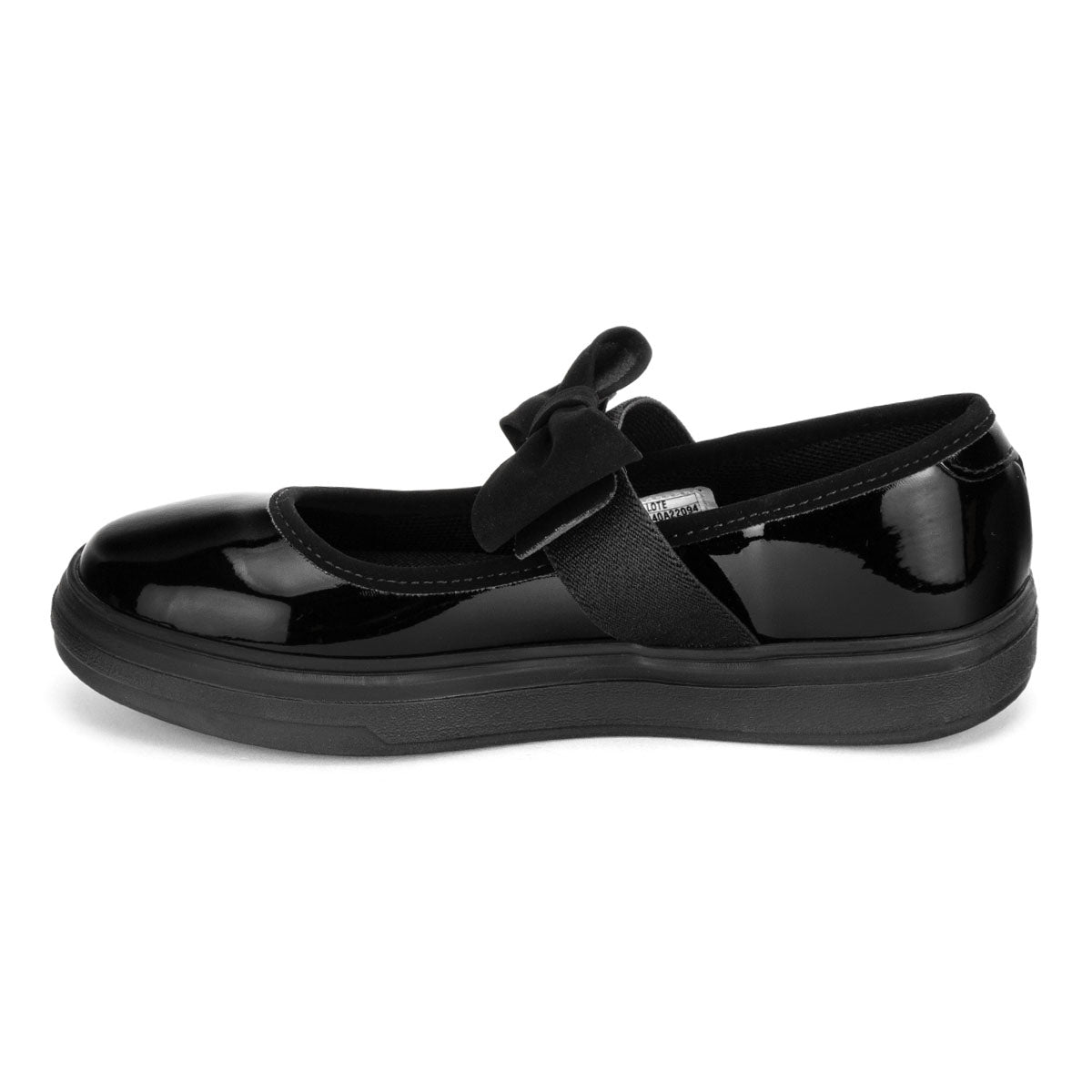Zapato Clásico Negro Moño Joven Karsten 03501