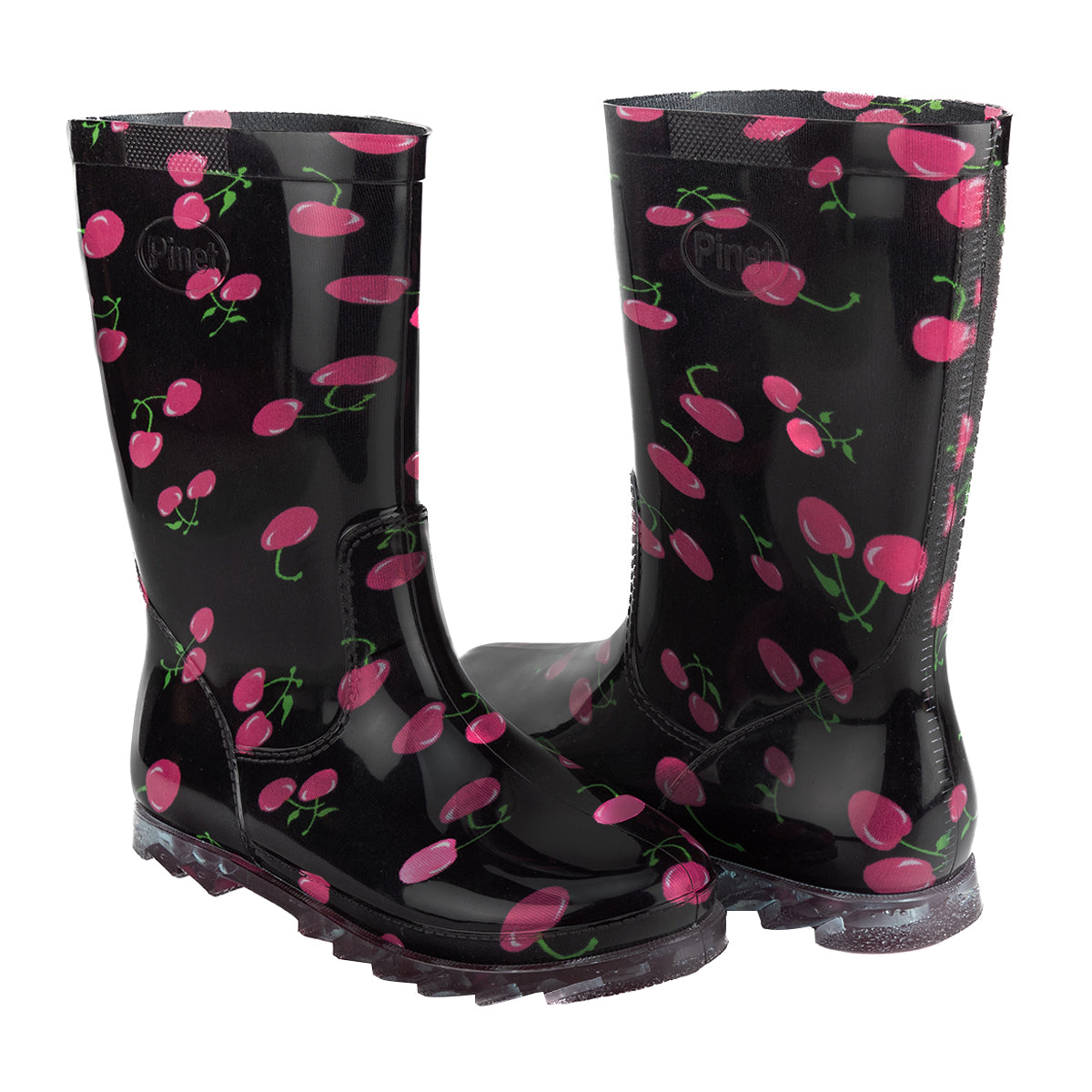 Bota Lluvia Cereza Para Mujer Pinet 05802