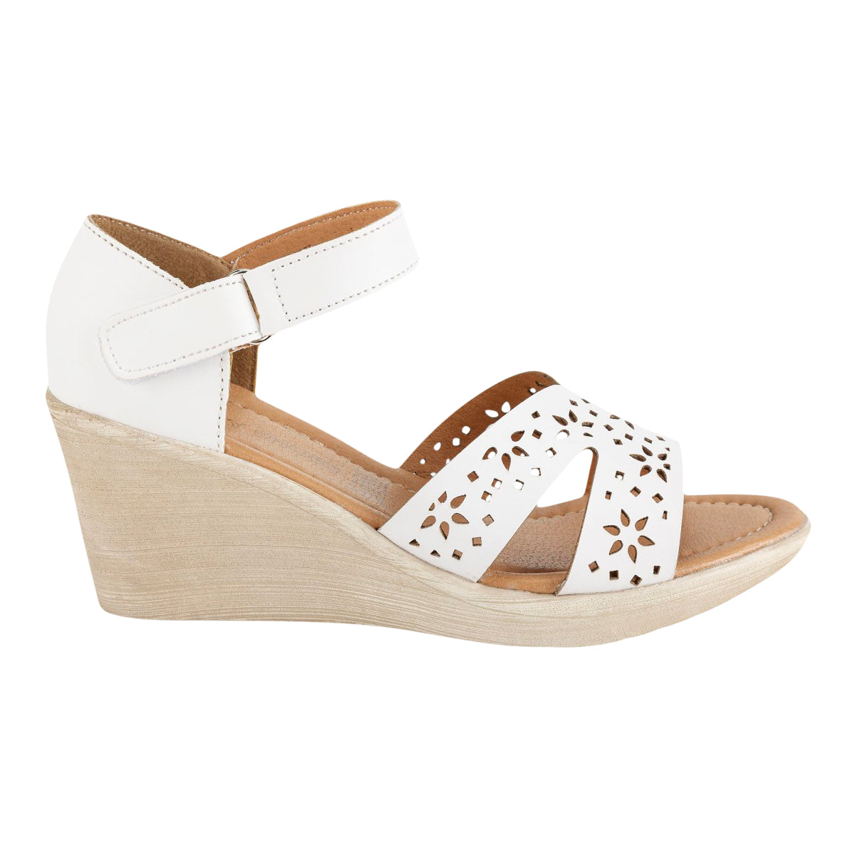 Sandalia Cuña Casual Fashion Dama Happy Shoes 07196