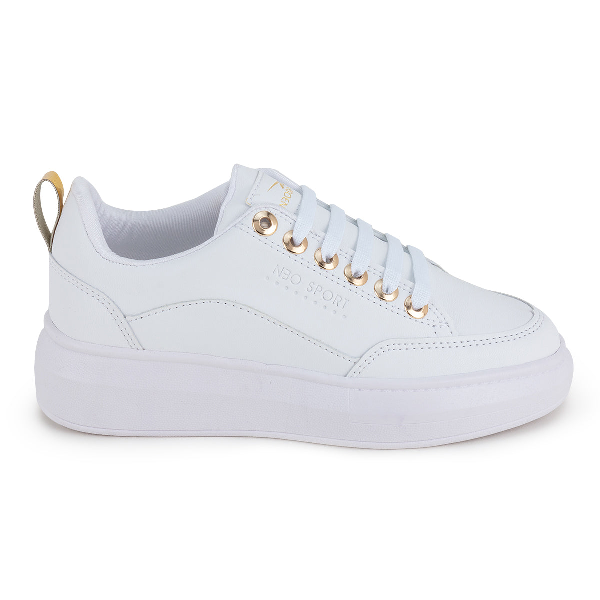 Tenis Blancos Moda Urbano Dama Neo Sport 03965