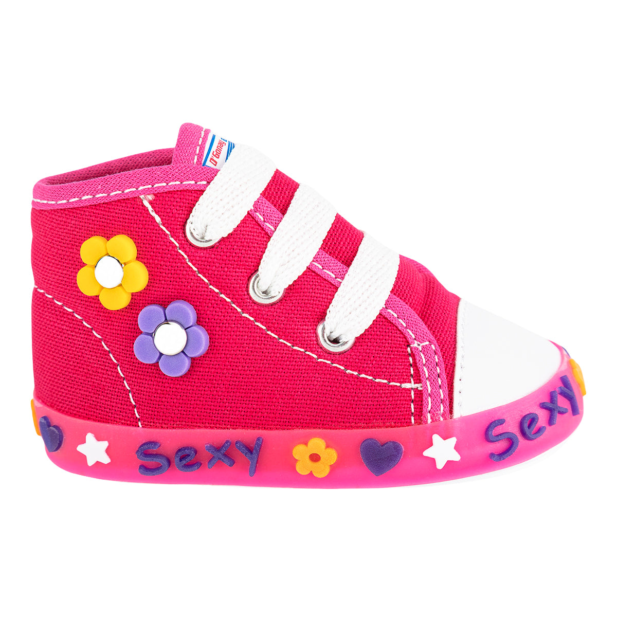 Tenis color fiusha para bebé de la marca Gonay Kids