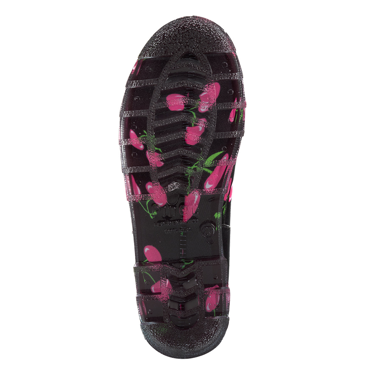Bota Lluvia Cereza Para Mujer Pinet 05802