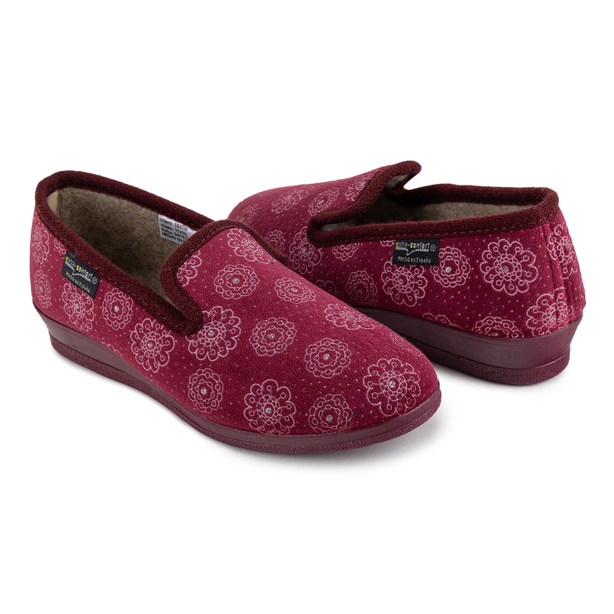 Pantufla Cómoda Flores Dama Extra Confort 03992-93