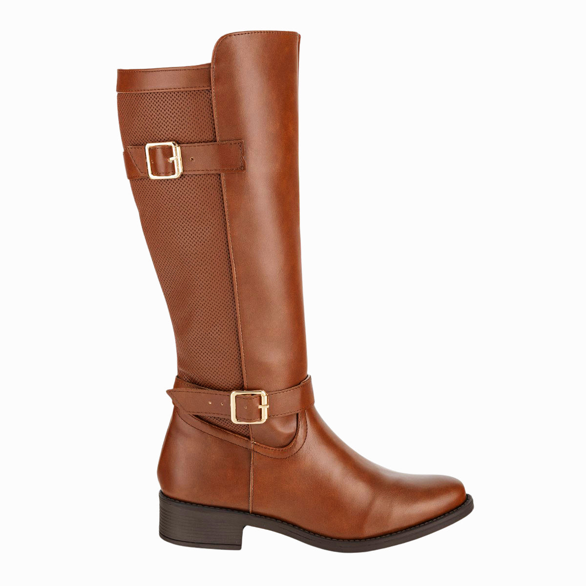 Bota Alta Hebilla Para Mujer Fusión 07965