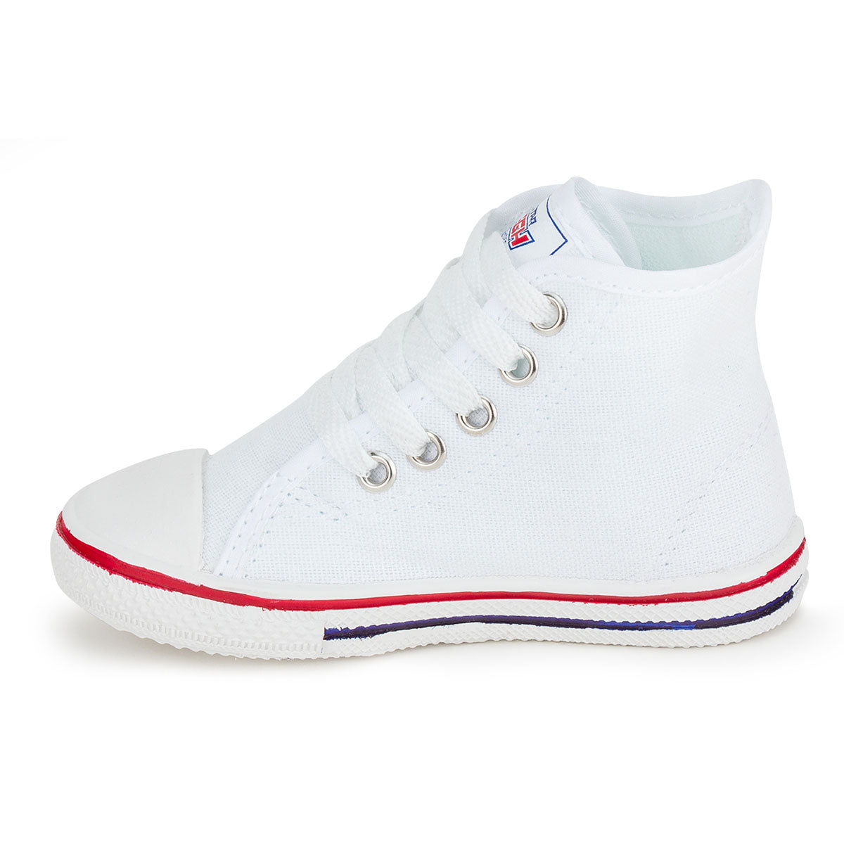 Tenis Blancos Bota Moderno Casual Niño Fghstars 01007 - Tres Reyes Zapaterías - México