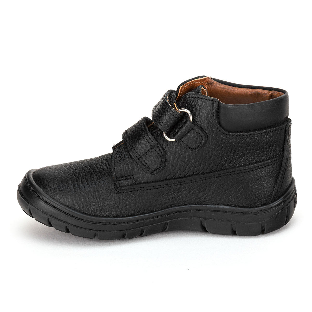 Botín Escolar Piel Negro Niño Dogi 02045