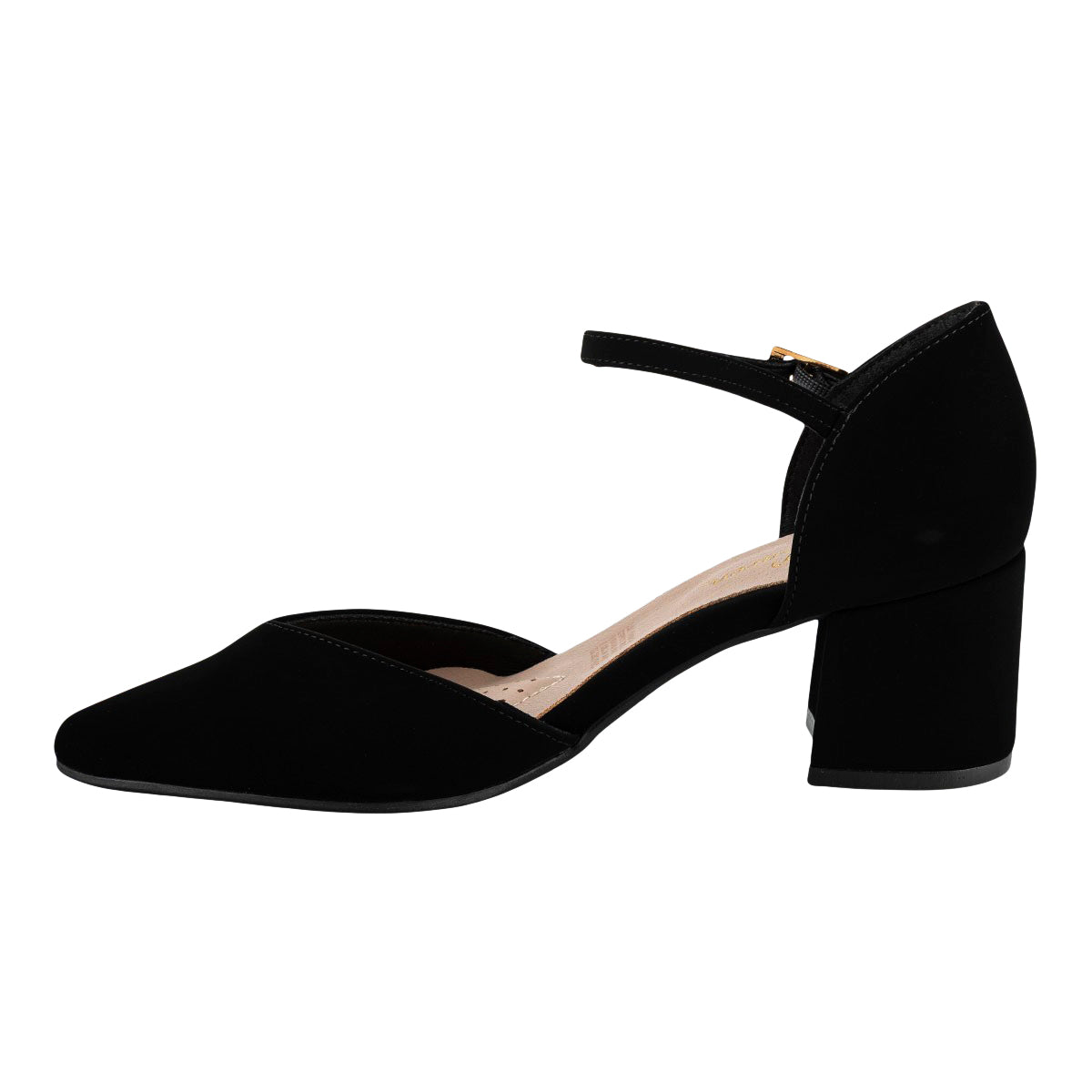 Zapatilla Vestir Tacón Ancho Para Mujer Gina Loren 04843