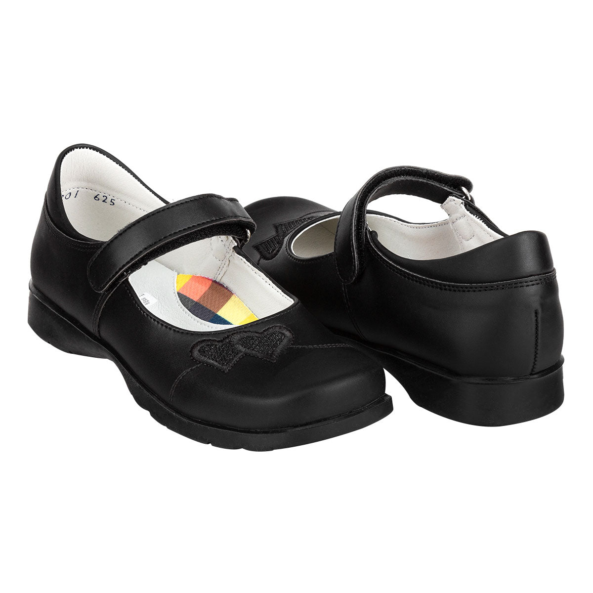 Zapato Escolar Corazón Niña Nick&Wick 03448