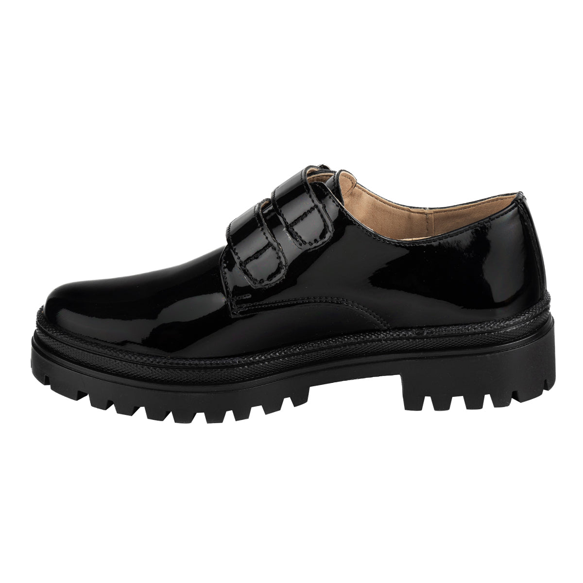 Zapato Escolar Hebilla Charol Para Niña Joven Blasito 05413