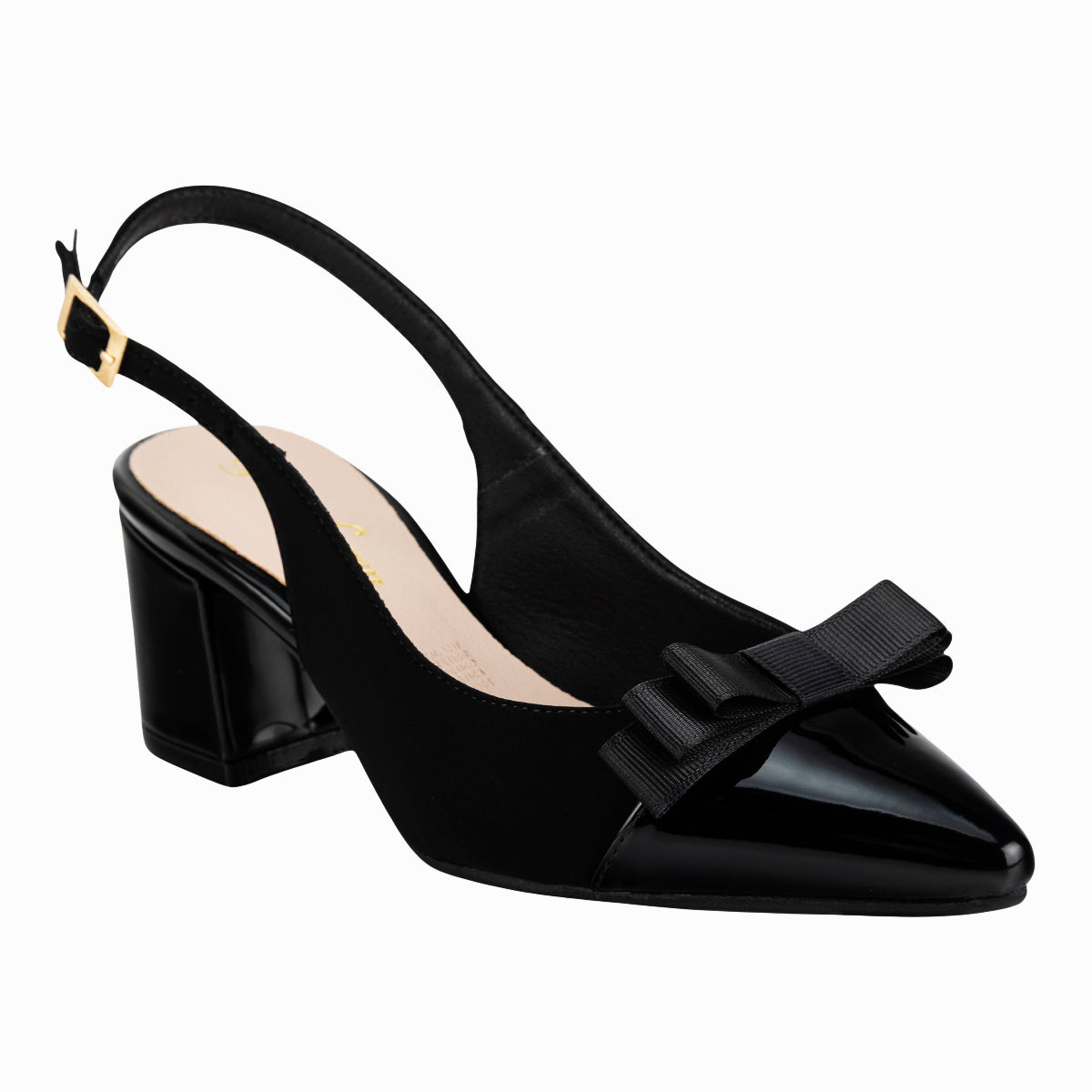 Zapato de vestir en color negro de la marca Gina Loren