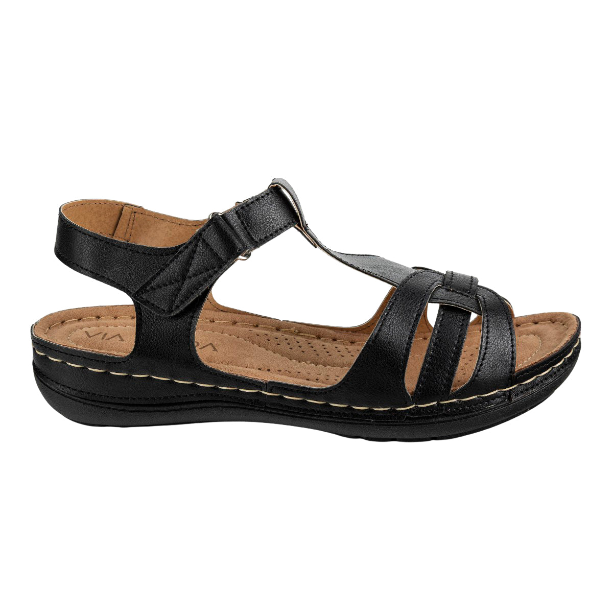 Sandalia Piso Tiras Dama ViaModa 06549