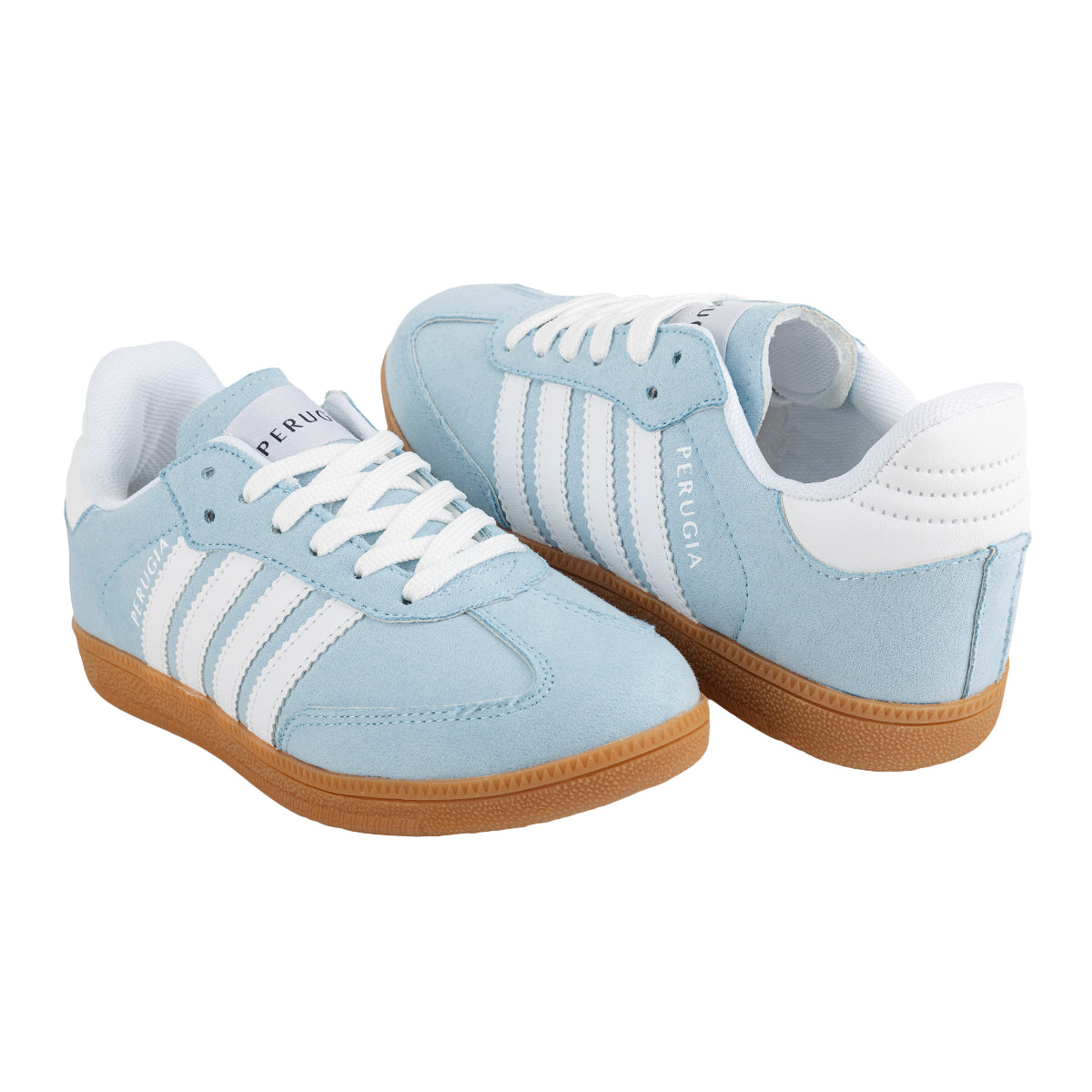 Tenis Moda Casual Para Mujer Perugia 06477/78 Blanco-Azul - Tres Reyes Zapaterías - México