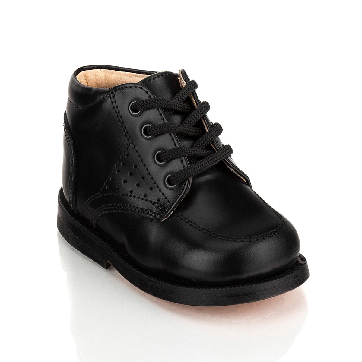 Zapato Botín Negro Ortopédico Joven Ortouno 00254