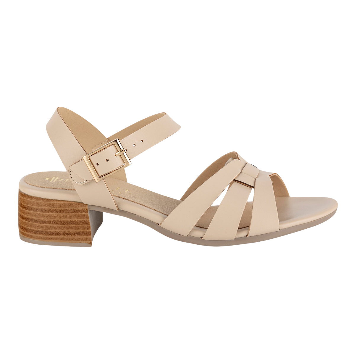 Sandalia Cómoda Tacón Mujer Paulie 08194