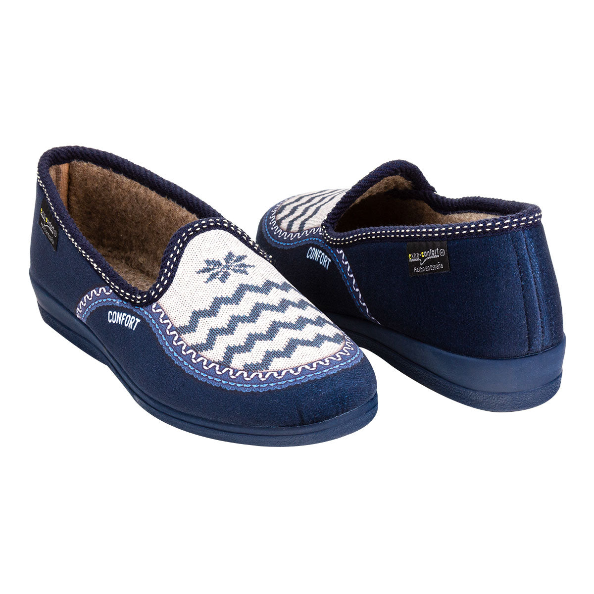 Pantufla Cómoda Dama Marino Extra Confort 03428