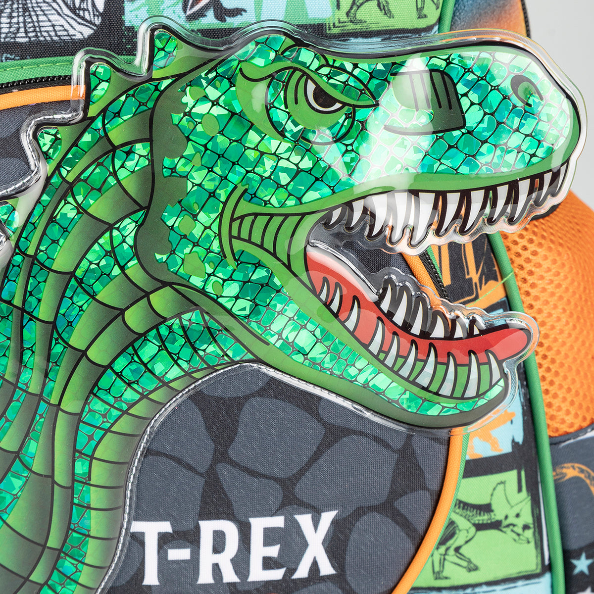 Set Mochila Lapicera Lonchera Dinosaurio 06062