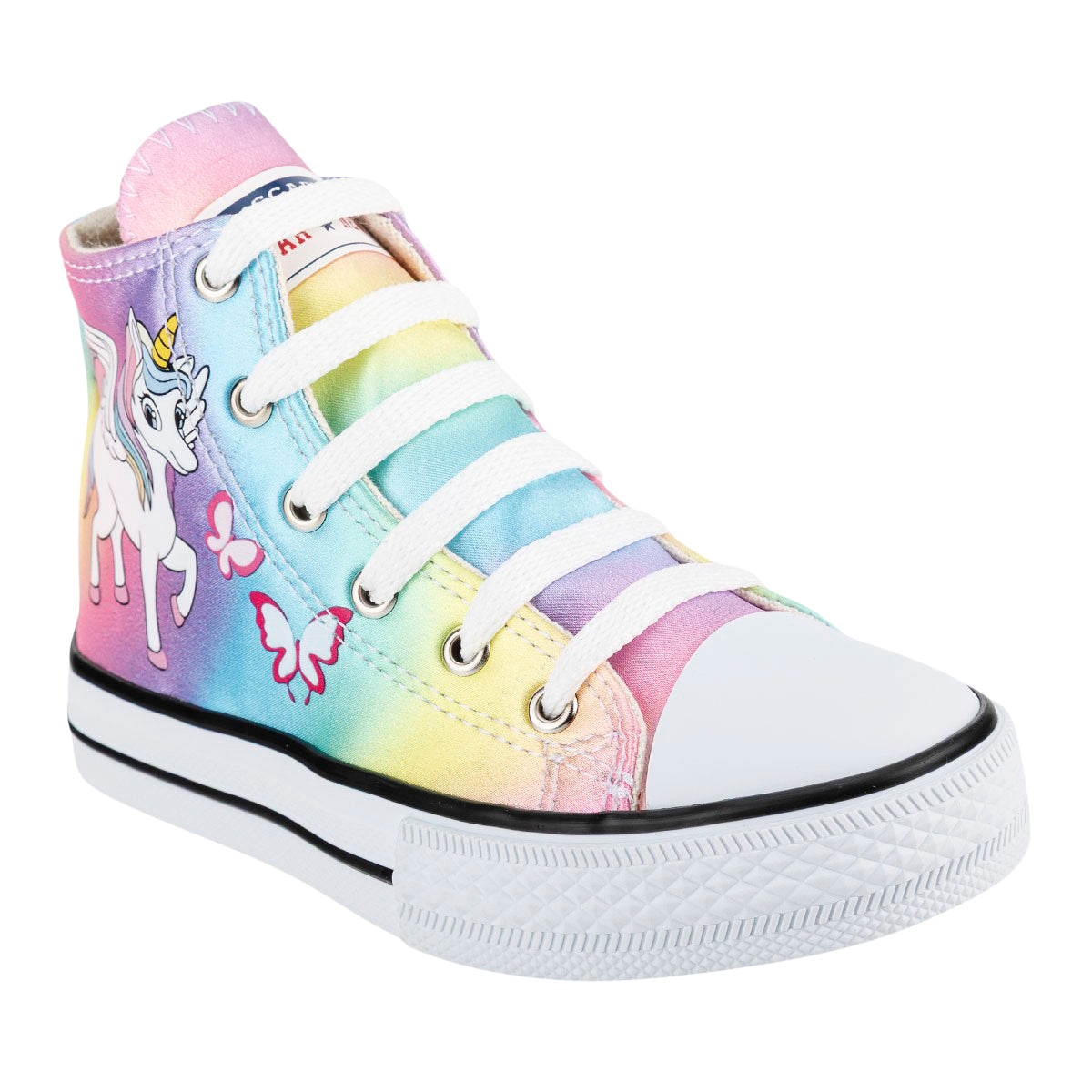 Tenis Botín Casual Unicornio Mariposa Niña Scape 07311