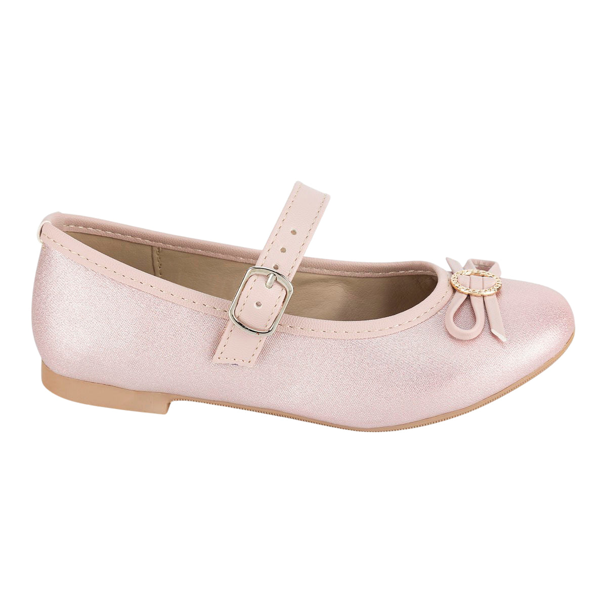Zapato Balerina Flat Niña Caramel 06448/06450 Caramel Balerina Caramel Calzado con Estilo en México