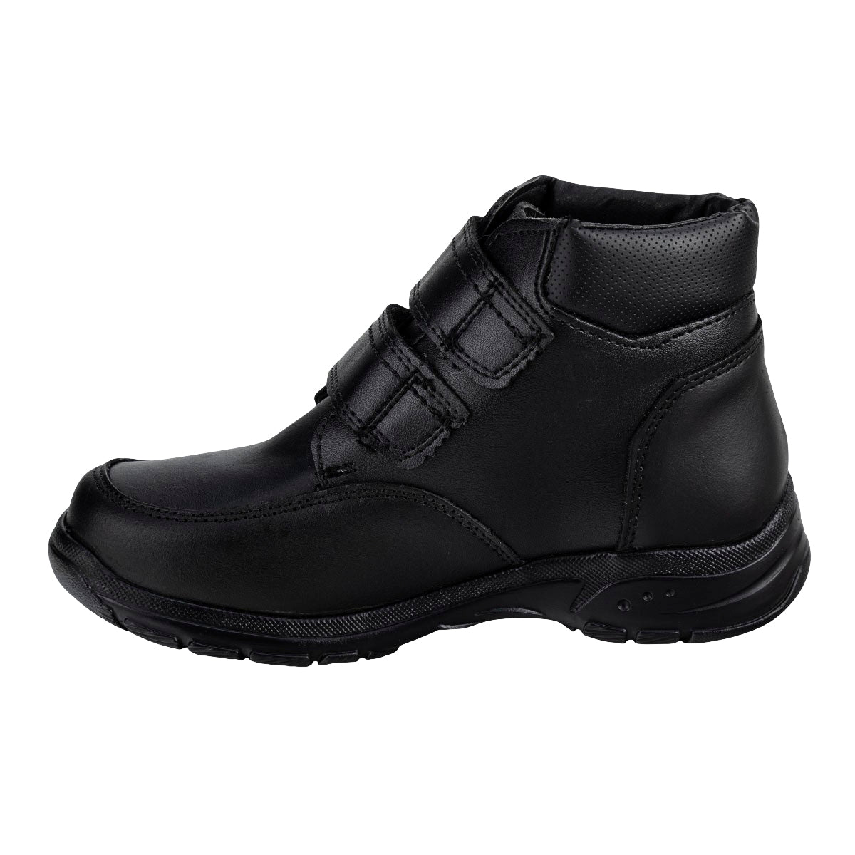 Bota Botín Escolar Velcro Negro Niño Bambino 05386