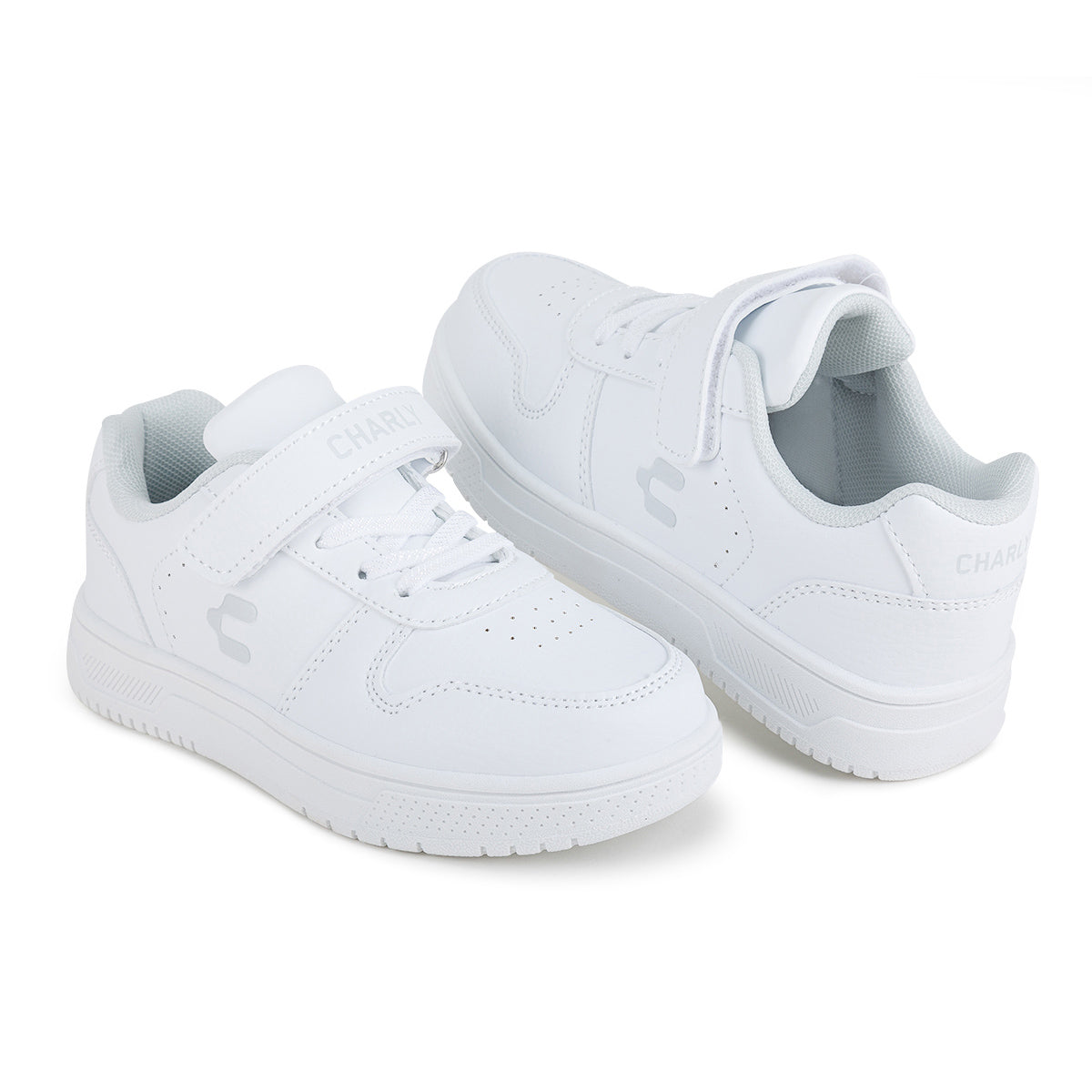 Tenis Blancos Escolar Moda Skurban Niño Charly 04515
