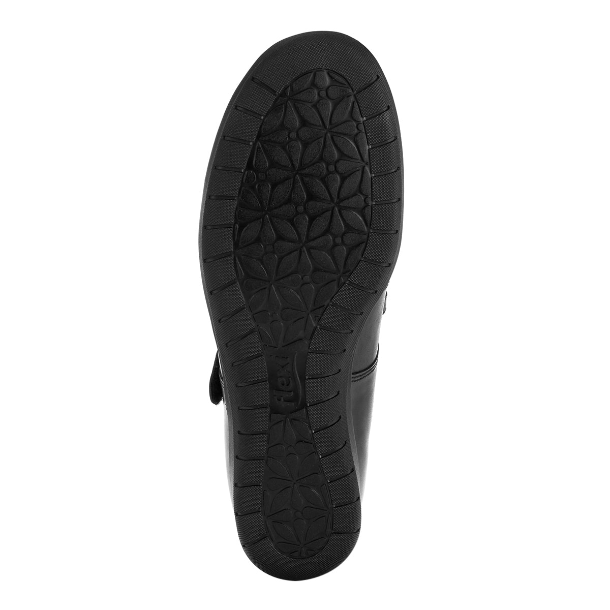 Zapato Escolar Flexi Para Joven Negro 00835