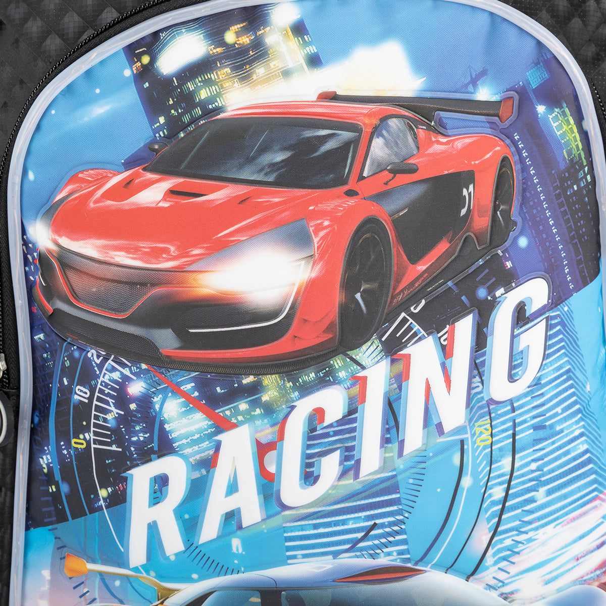 Set Mochila Lonchera Lapicera Escolar Carro 06063