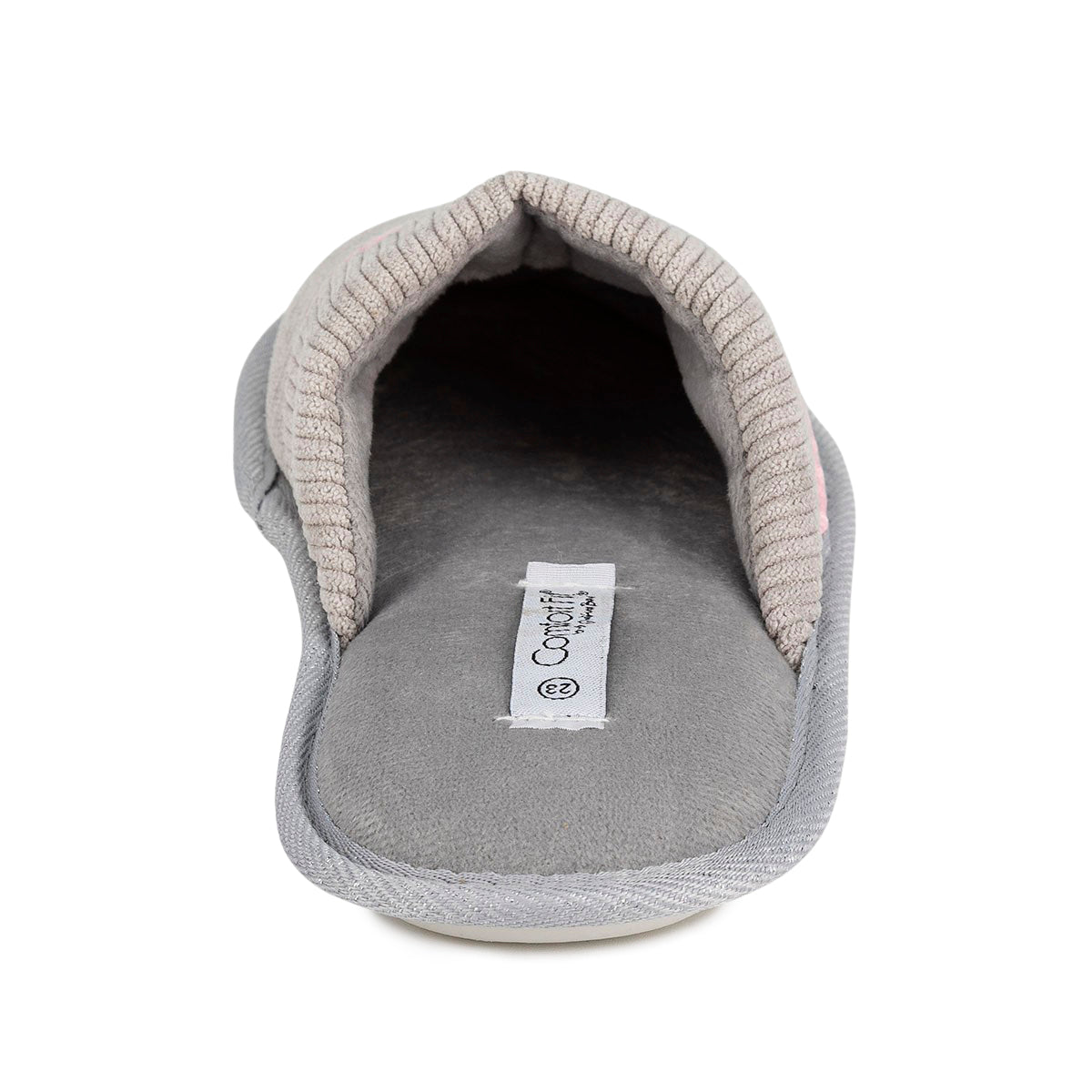 Pantufla Afelpada Abierta Dama Confort 05440