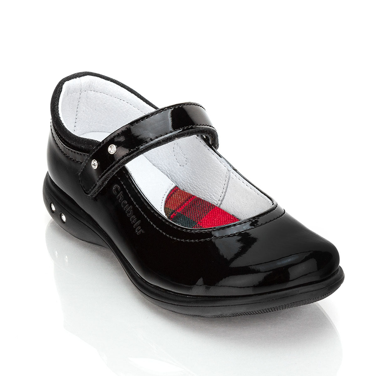 Zapato Escolar Chabelo Para Niña Charol 02980