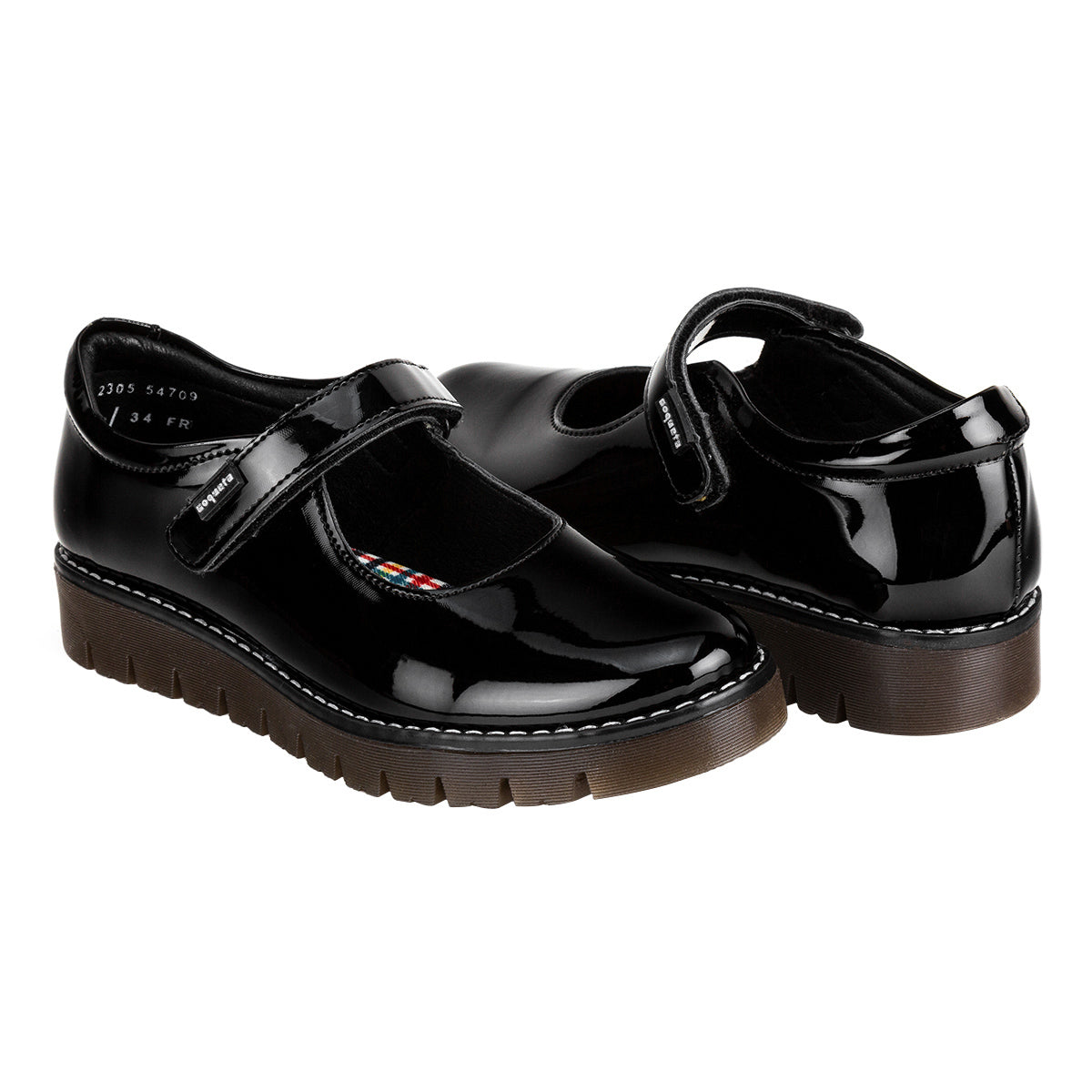 Zapato Escolar Niña Charol Calzado De INFANTIL Tipo ZAPATILLA