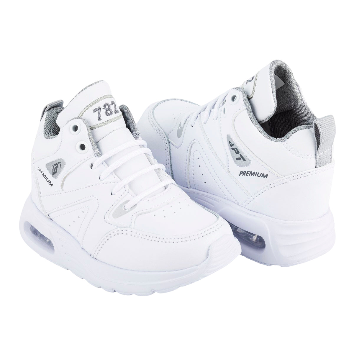 Tenis Blancos Escolar Deportivo Niño Apt 05893