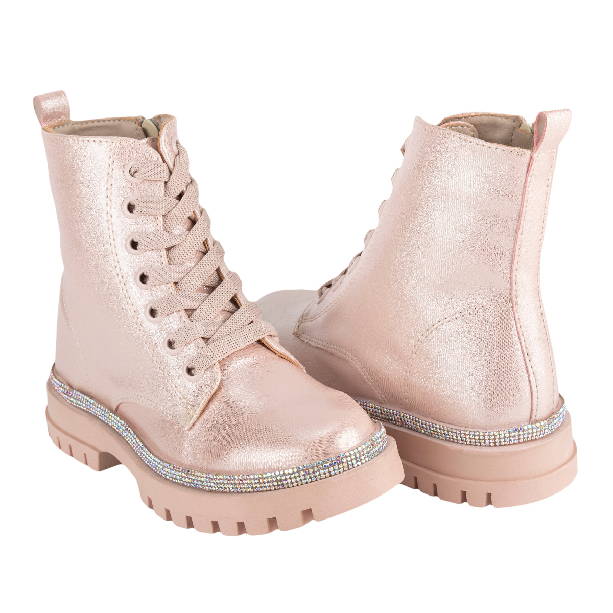 Bota Bambino Para Niña Moda Brillos 06120 - Tres Reyes Zapaterías - México
