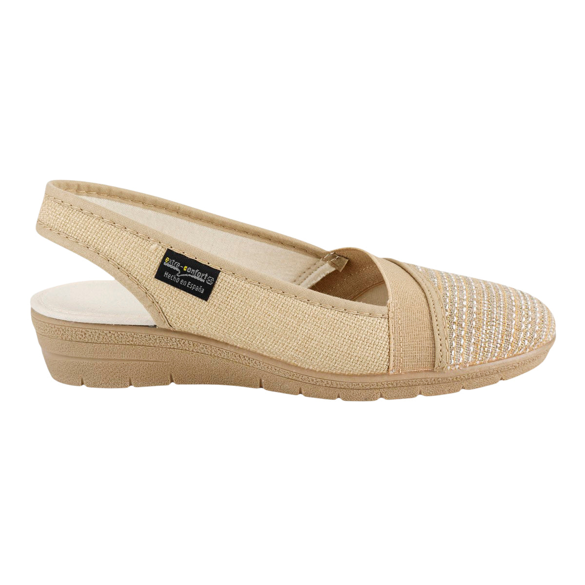 Zapato Destalonado Cuña Para Mujer Extra Confort 06521