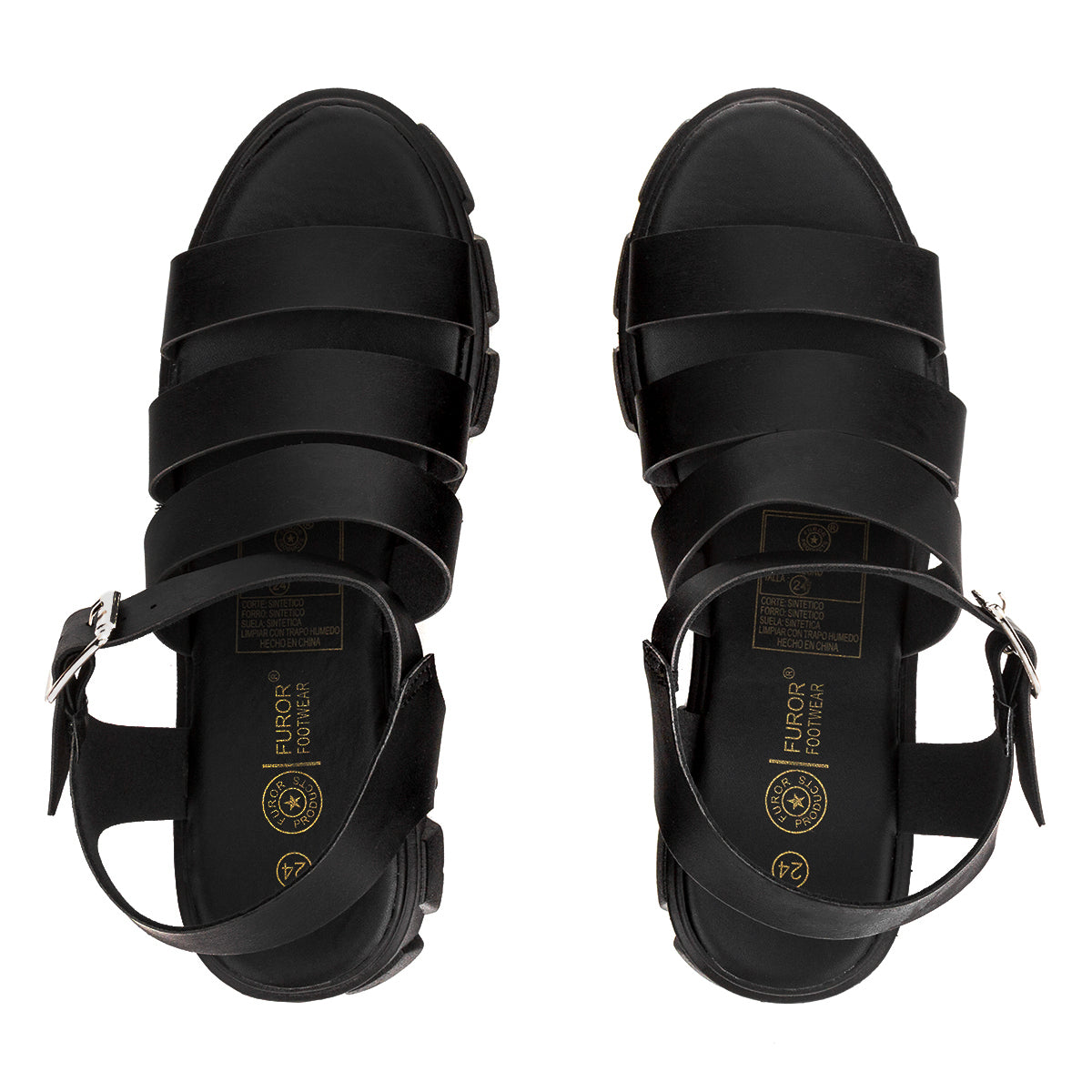 Sandalia Moda Cintas Dama Furor 03544-03552