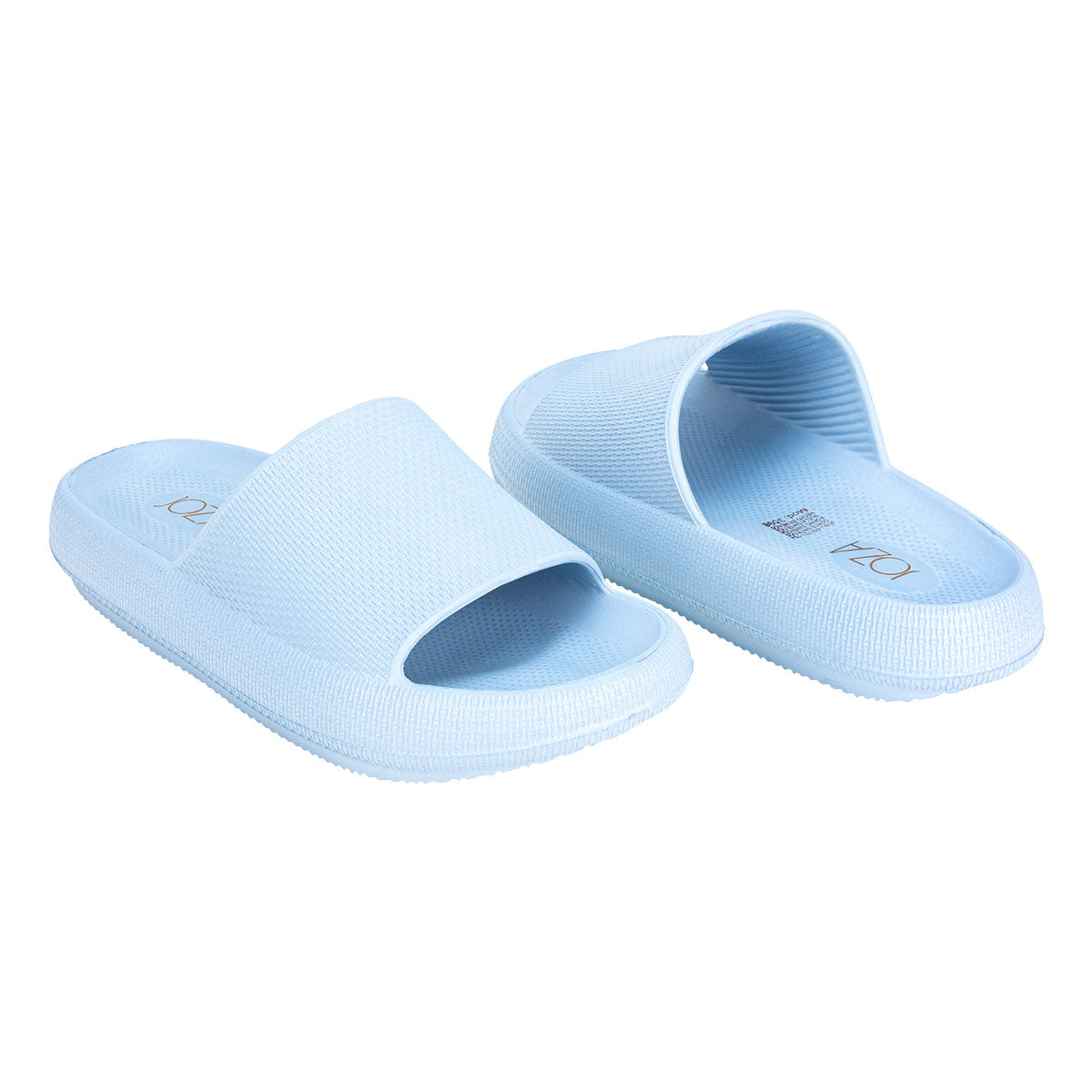 Sandalia Confort Cómoda Para Mujer Joza Cielo/Rosa 02741-02273