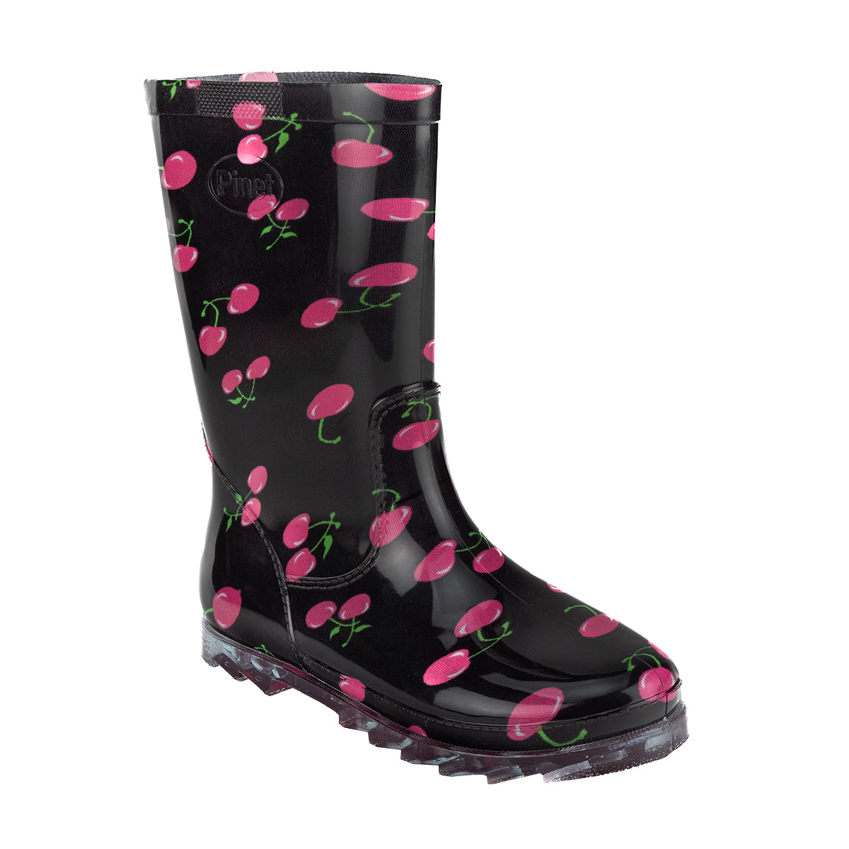Bota Lluvia Cereza Para Mujer Pinet 05802