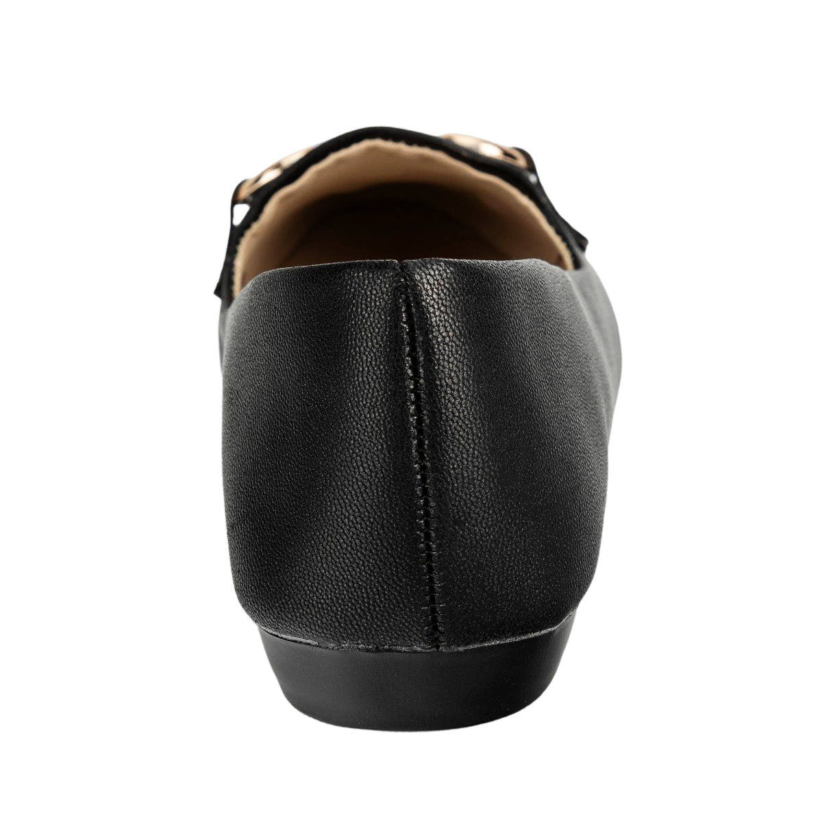 Zapato Casual Hebilla Negro Dama Stampa 05449