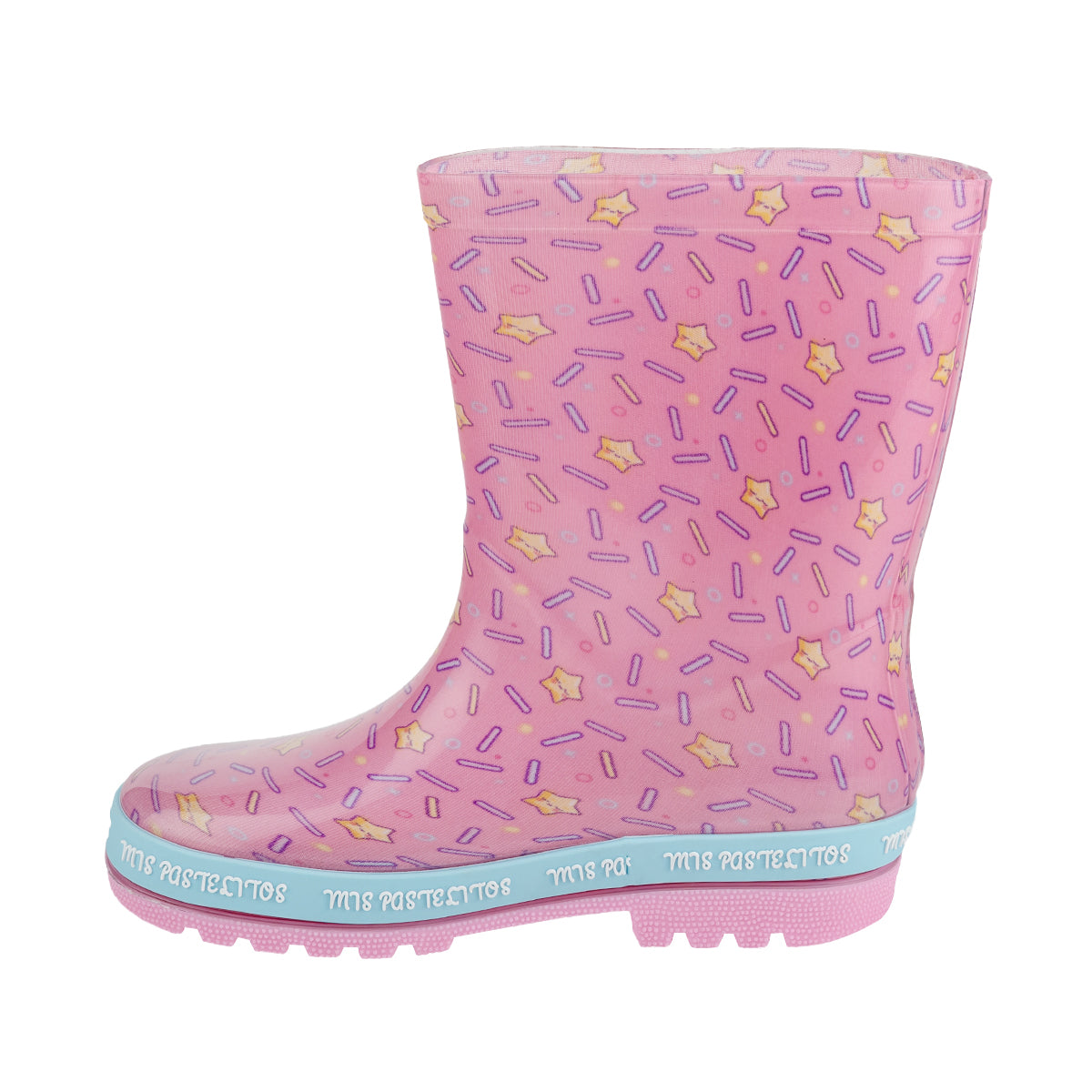 Bota Lluvia Mis Pastelitos Rosa Niña Arra 05224 - Tres Reyes Zapaterías - México