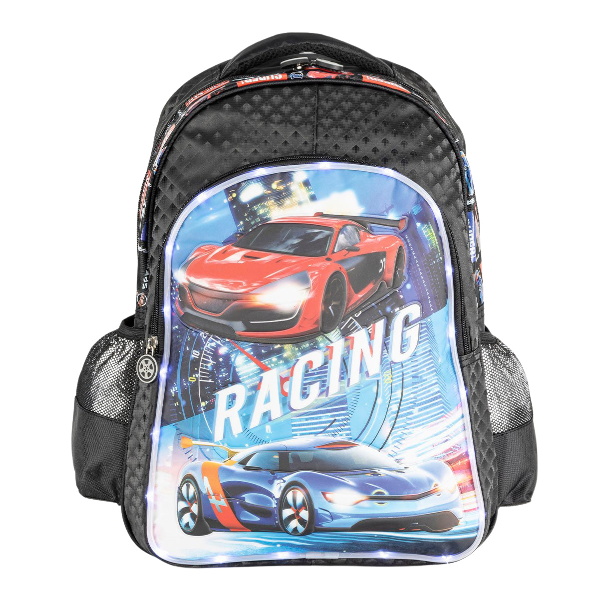 Set Mochila Lonchera Lapicera Escolar Carro 06063