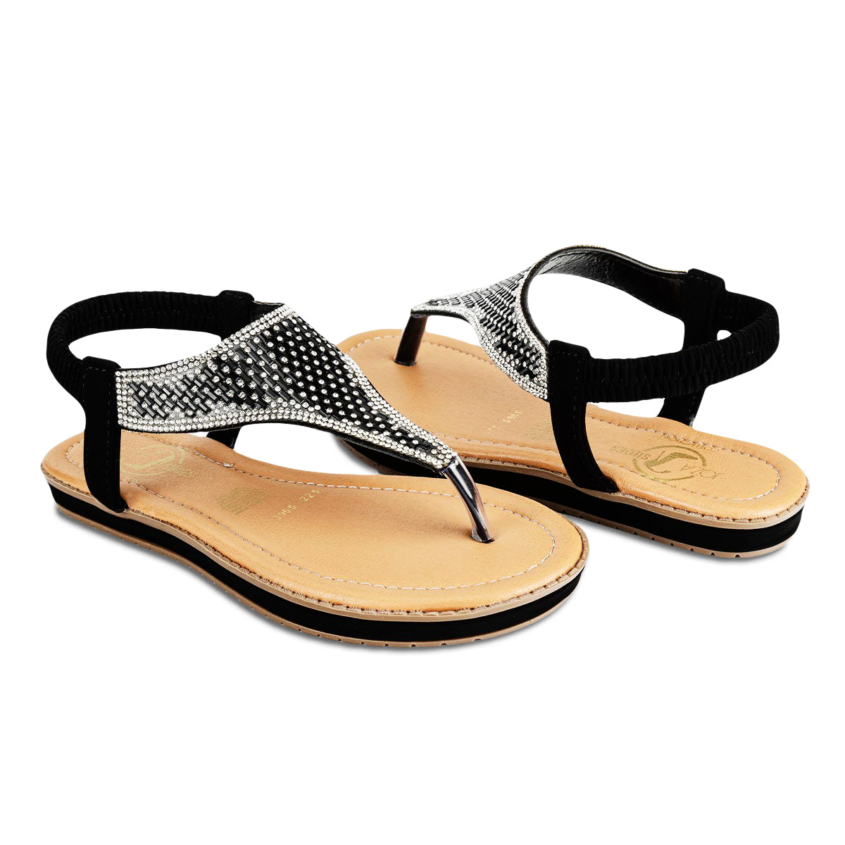 Sandalia Casual Brillos Playa Joza 04829