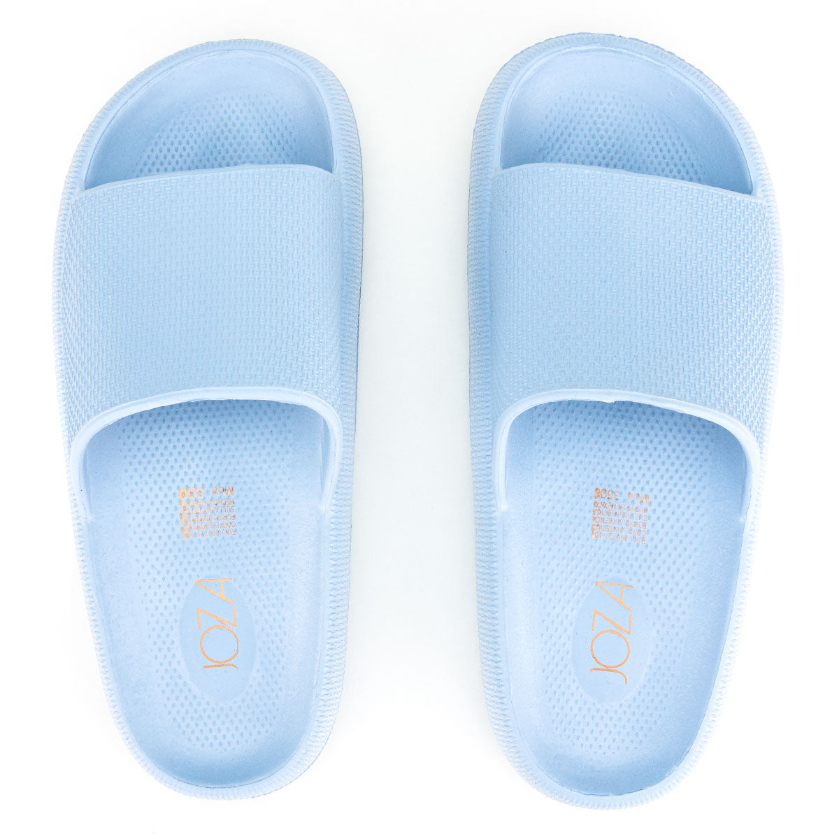 Sandalia Confort Cómoda Para Mujer Joza Cielo/Rosa 02741-02273