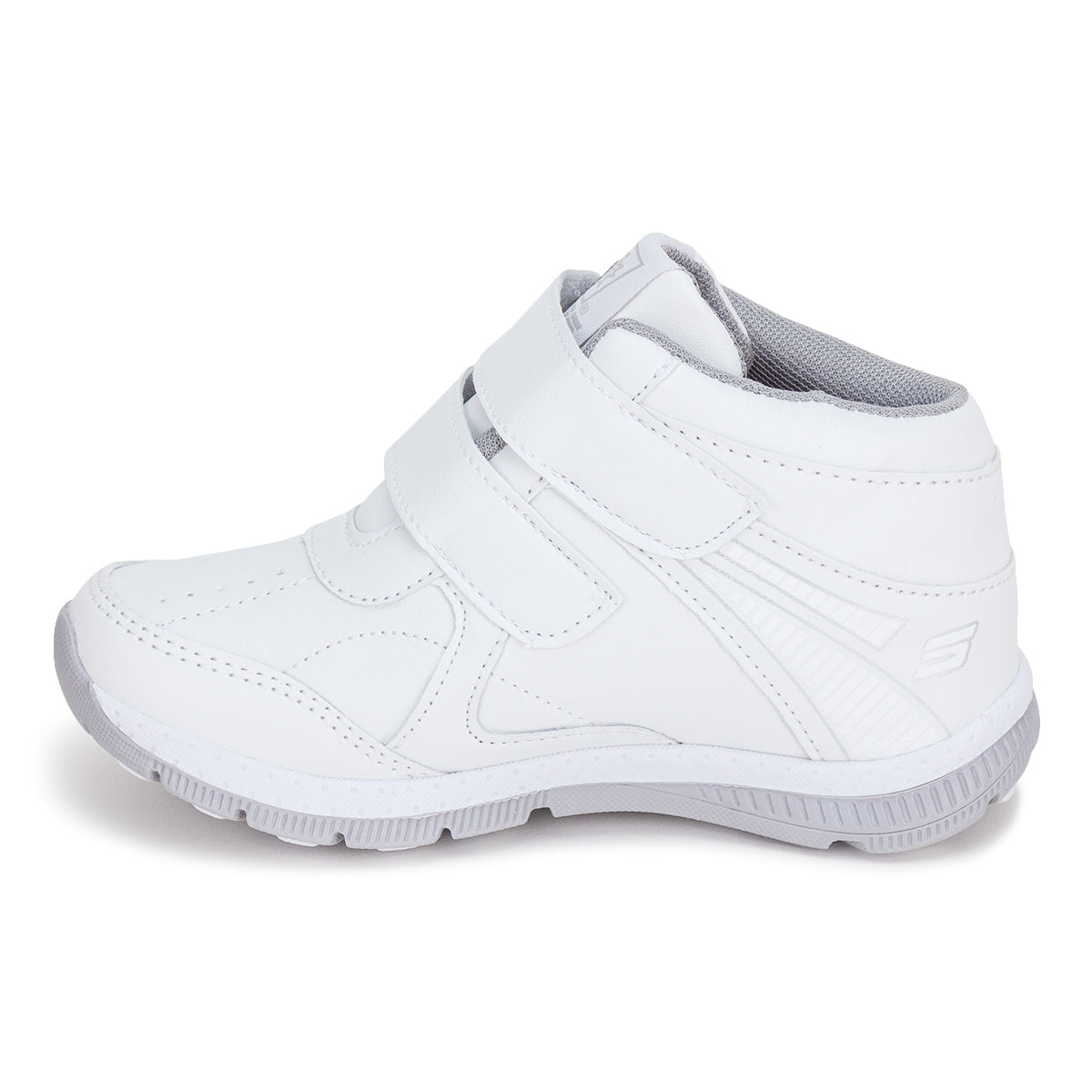 Tenis Blancos Escolar Bota Velcro Suns 03023