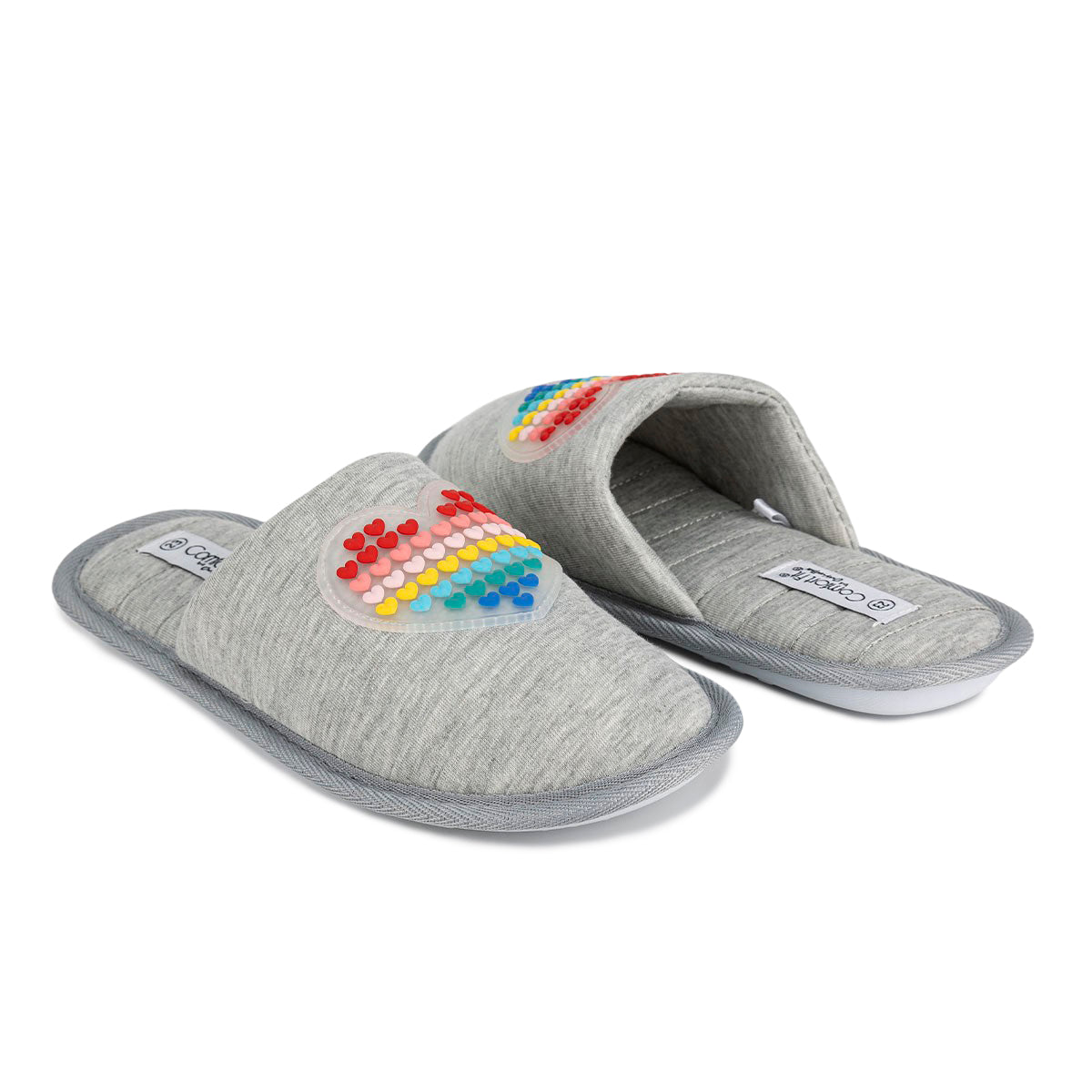 Pantufla Abierta Corazón Dama Confort Fit 05439