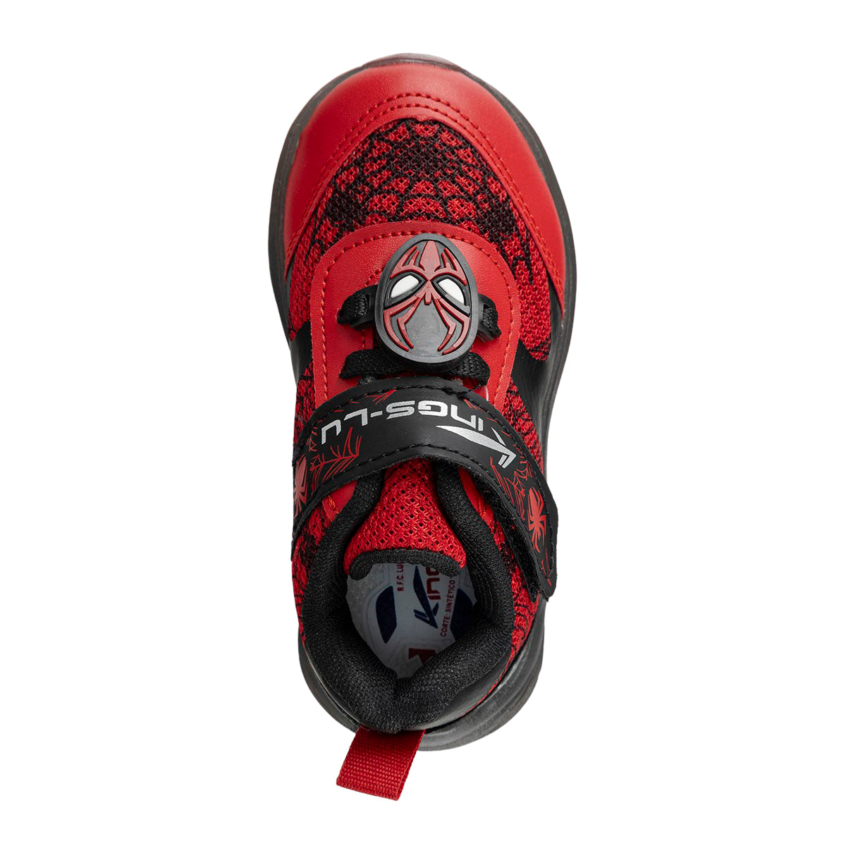 Tenis Moda Spiderman Luces Led Niño Kings Lu 05629