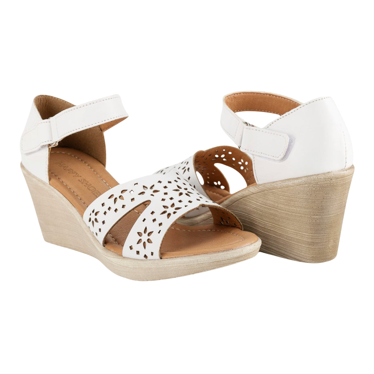 Sandalia Cuña Casual Fashion Dama Happy Shoes 07196