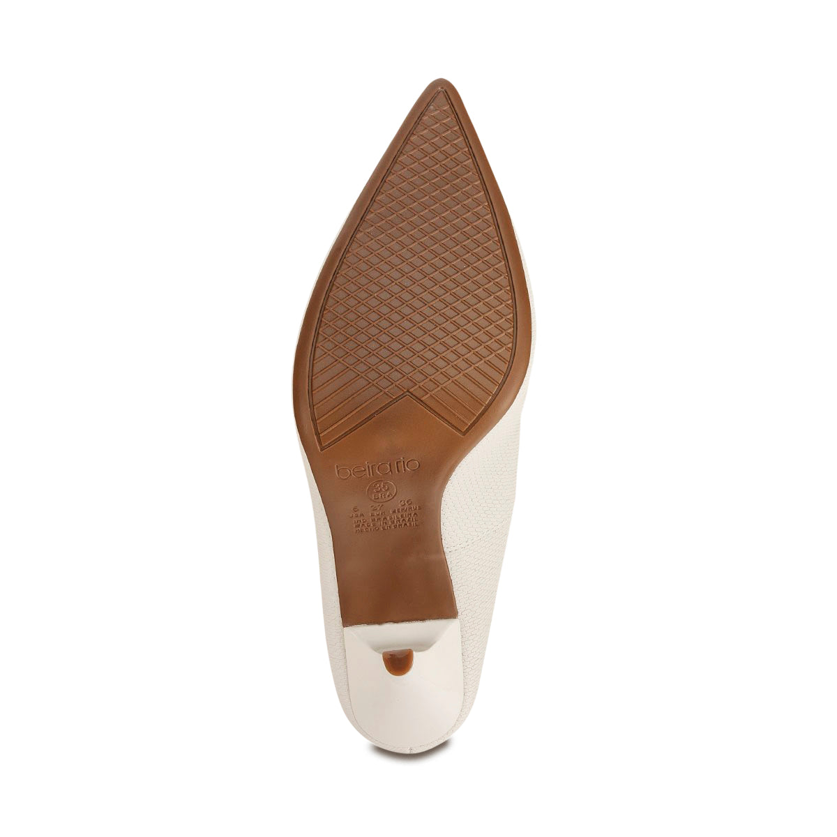 Zapatilla Vestir Clásica Para Mujer Beira Rio 04676/77 Negro-Blanco - Tres Reyes Zapaterías - México