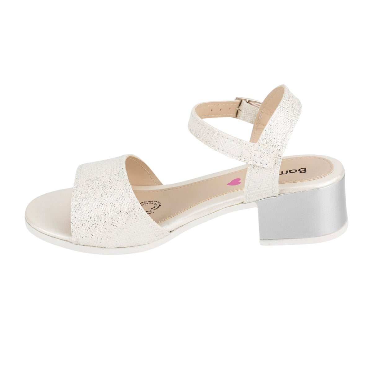 Sandalia Bambino Para Niña Casuales Tacón 04978