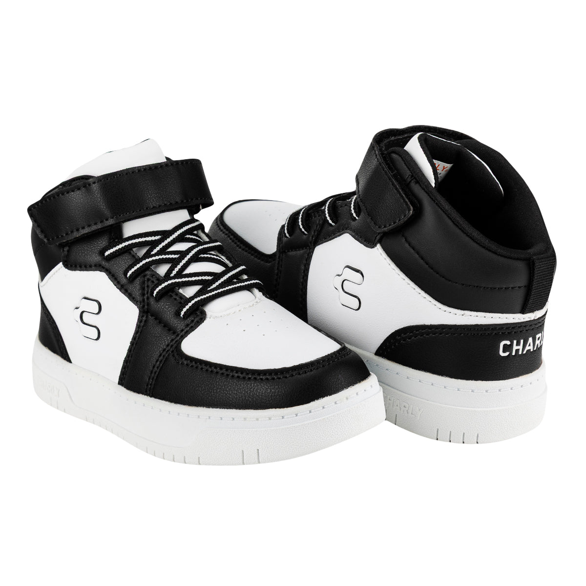 Tenis Casual Svart Hvit Niño Charly 07400/01